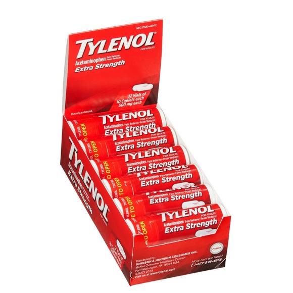 Tylenol Other Tylenol Extra Strength Acetaminophen Caplets For